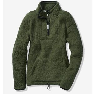 PINK Sherpa Quarter Zip Pullover